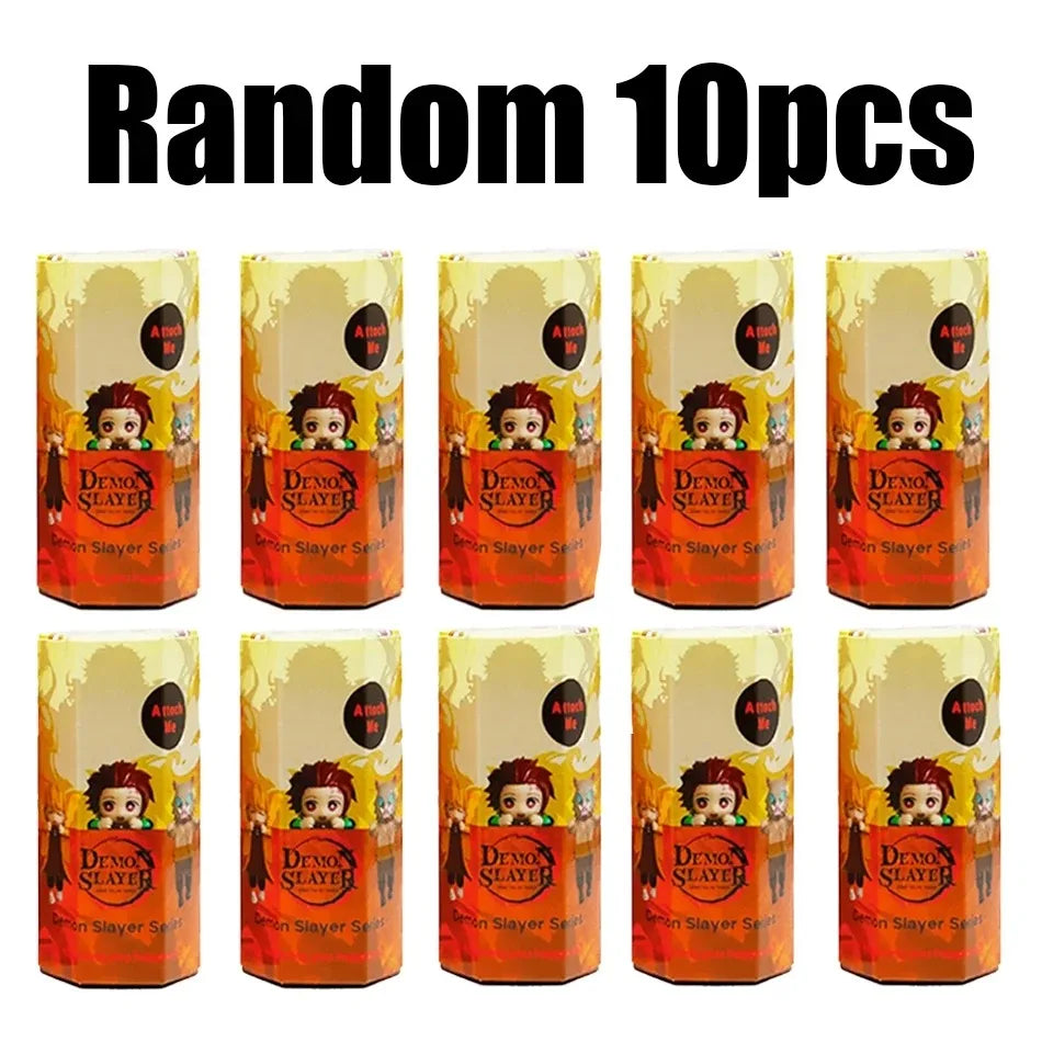 New 12-piece set Sunnys Angel Anime Demon Slayer Blind Box Handmade Anime Cartoon Doll Car Desktop Computer Screen Ornaments
