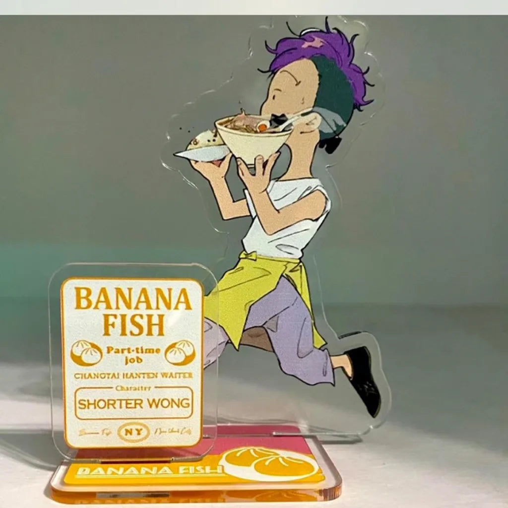 Cartoon Anime Banana Fish Ash Okumura Eiji Acrylic Stand Figure Display Ibe Shunichi Figure Model Plate Christmas Props Toy