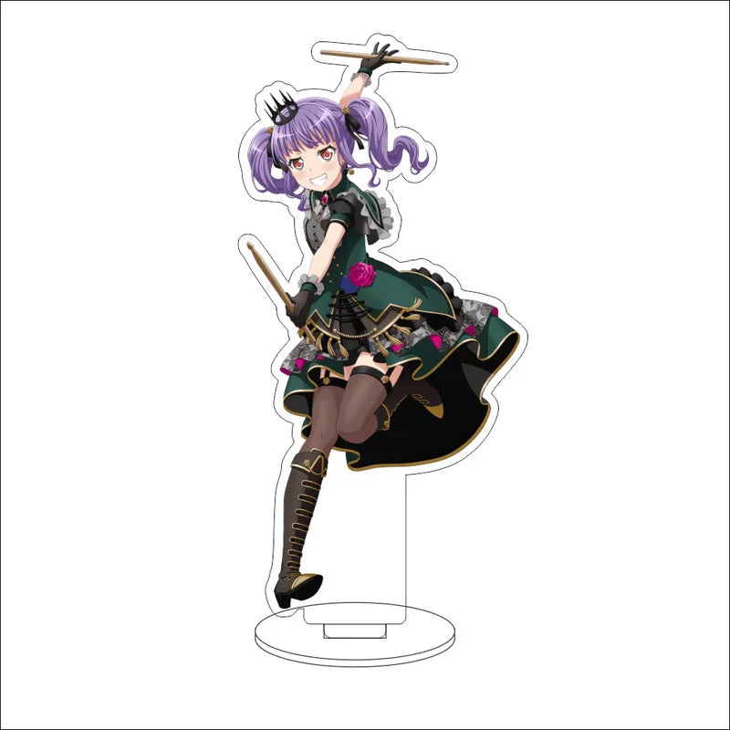 Anime BanG Dream! Acrylic Stand Ornaments Kasumi Toyama Ran Mitake Aya Maruyama Yukina Minato Figure Stand Halloween Gifts