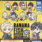 BANANA FISH Anime Ash Lynx Shorter Wong Rubber Keychain Ornament Toys Collection Gift