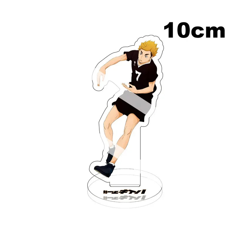 Haikyuu Volleyball Boys Figures Acrylic Stand, Hinata Shoyo, Kageyama, Tobio Desk Plate, Model Action Decor, Ornam, 10cm