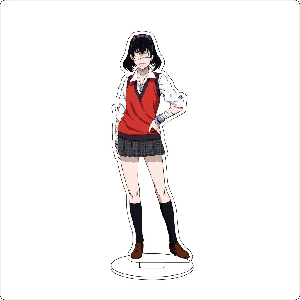 Anime Kakegurui Acrylic Stand Ornaments Momobami Kirari Saotome Meari Ryōta Suzui Jabami Yumeko Figure Stand Halloween Gifts