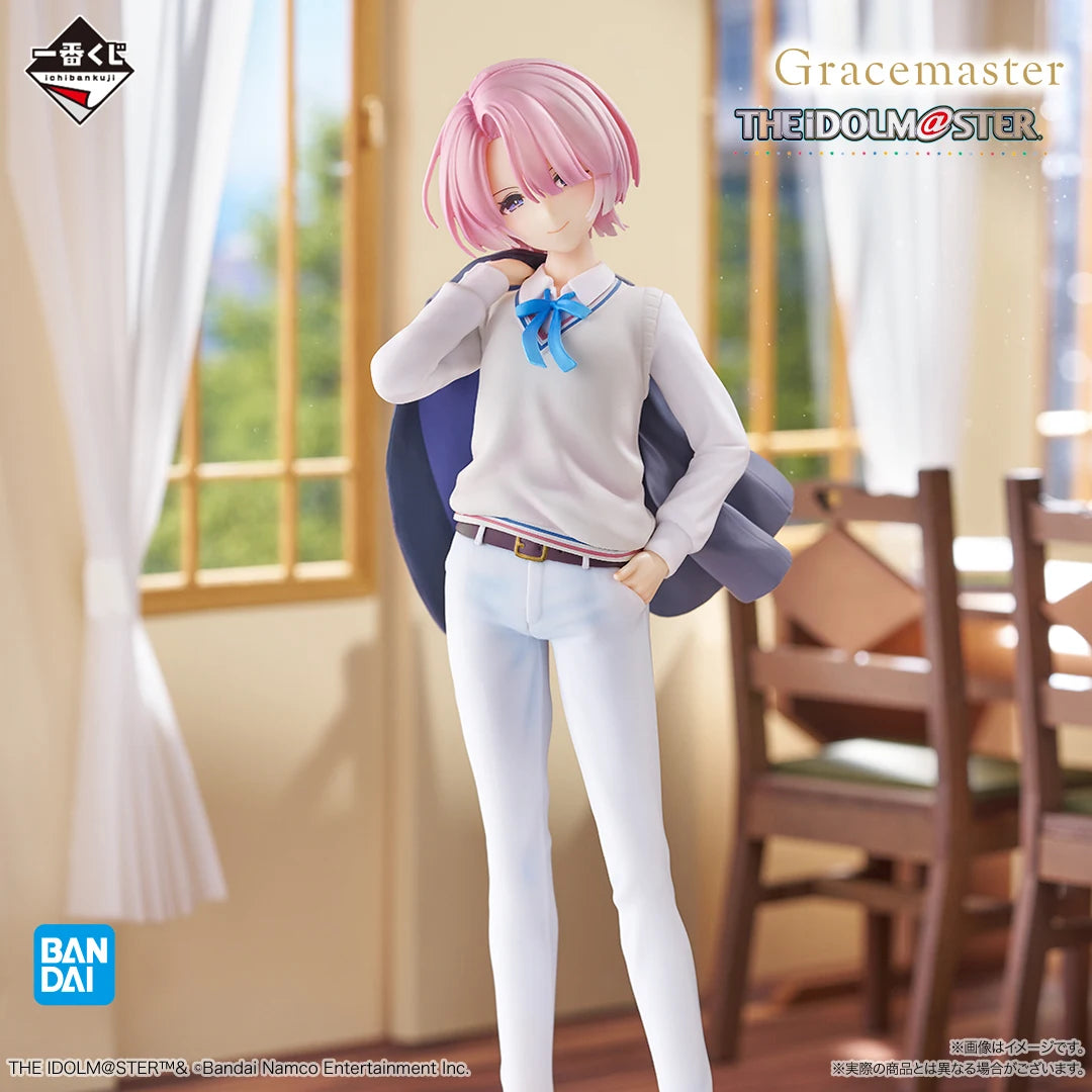 Bandai Ichiban Kuji Gakuen Idolmaster Part3 Mao Arimura Seika Shiun Hiroshi Shinozawa Gracemaster Figure Anime Model Genuine Toy