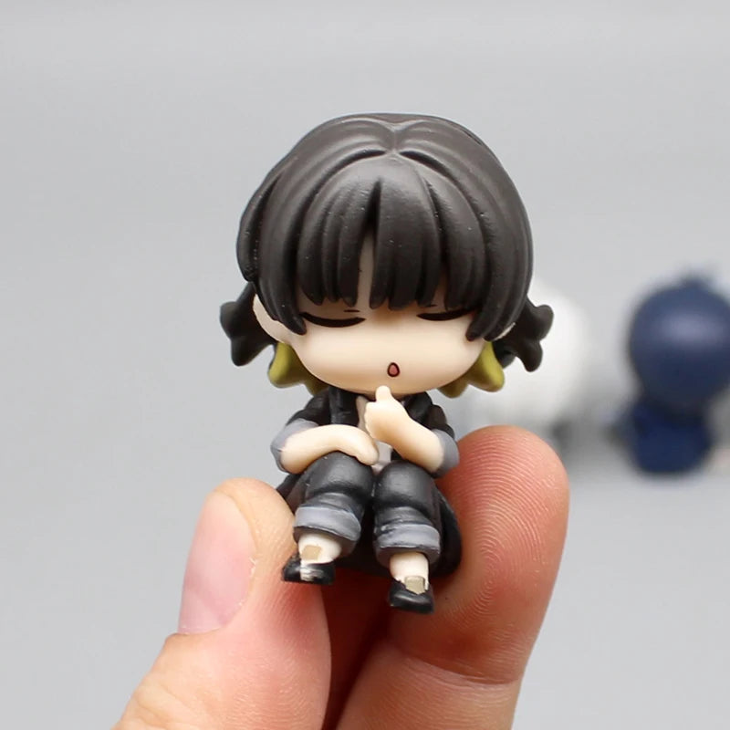 23cm Blue Lock Gk Anime Figure Isagi Yoichi Bachira Meguru Shoulder To Shoulder Sleep Q-Version Kawaii Model Statue Kid Toy Gift