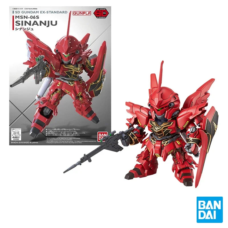 Bandai GUNDAM Action Figure SDEX Series Model Kit RX-78-2 Aile Strike Exia 00 Gundam Unicorn Astray Red Frame Barbatos Model