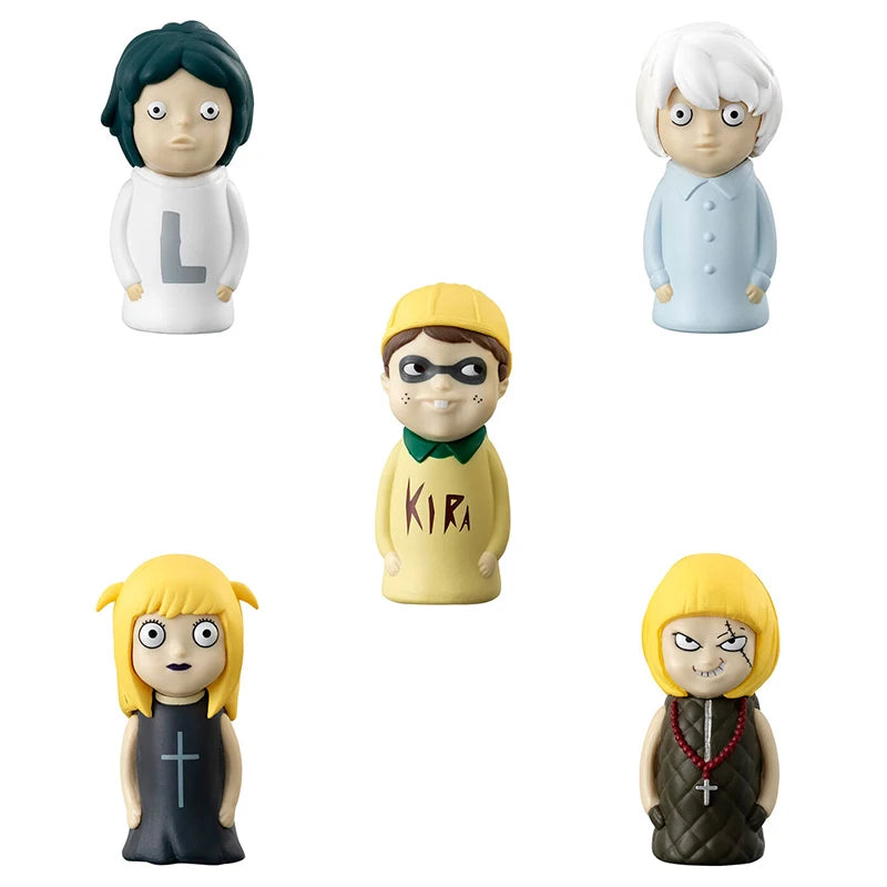 Bandai Action Figures Model Death Note L Keehl River Yagami MisaMisaFinger Doll Design Gashapon Official Genuine Ornament