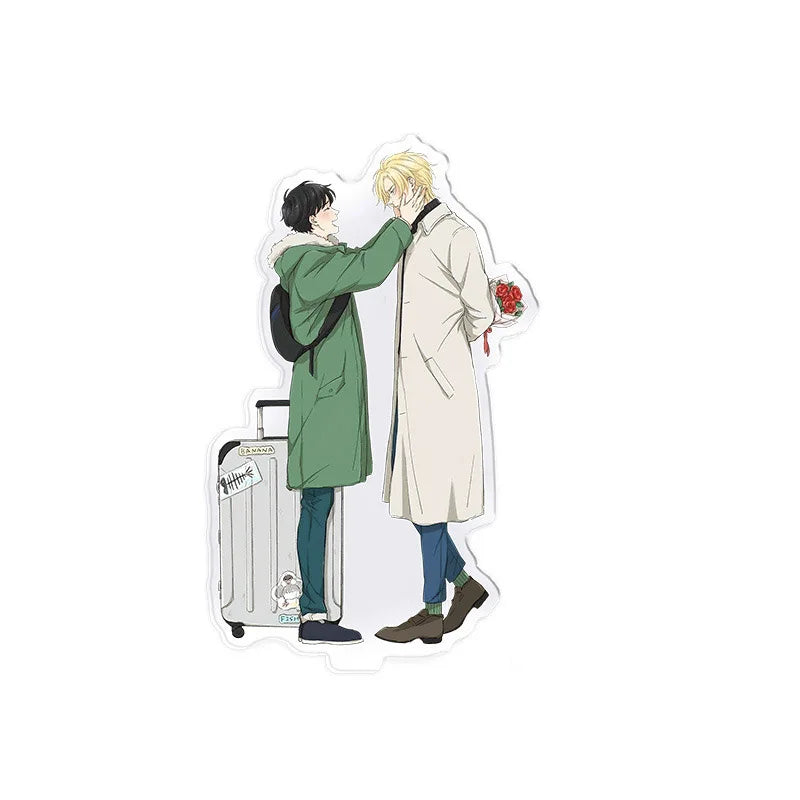 Anime Banana Fish Hot Couple  Acrylic Stand Model Plate Decoration Originality Desk Figure Display Fans Gift Products Classic‌