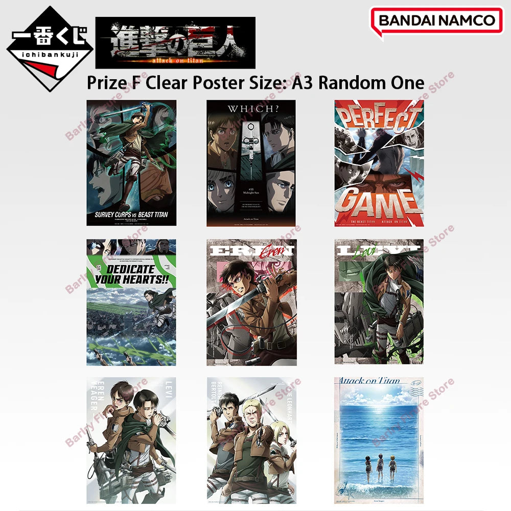 BANDAI Ichiban Kuji Attack on Titan I Will Finish the Beast Titan Levi Anime Figure In Stock Boxed Model Toys Holiday Gifts