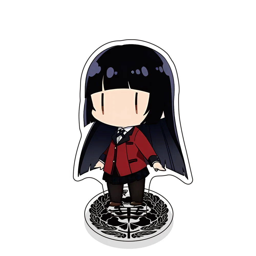 Anime Kakegurui 10cm Chibi Acrylic Stand - Cute Anime Character Figure, Collectible Display, Desk Decor, Perfect Gift for fans