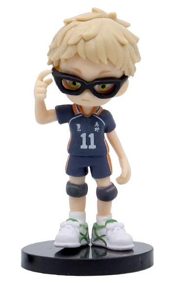 10cm Haikyuu Volleyball Shoyo Hinata Action Figure Q Version Tobio Kageyama koutsrou Figurine PVC Collection Doll Gift Kid Toys