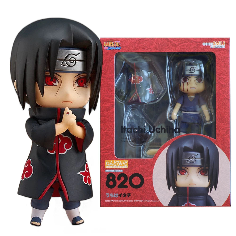 10CM Anime Naruto Shippuden Vibration Stars Uchiha Itachi Fighting Action Figures #820 Collectible Model Toys Figurals