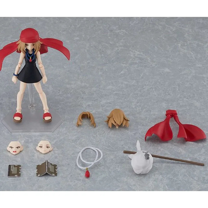 GSC Original Figma Shaman King Anna Kyoyama 140mm Anime Action Figures Toys for Boys Christmas Gift Collectible Model Ornaments