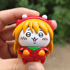 Evangelion Ayanami Rei Asuka Action Figures Usagi Hachiware Anime Model Figures Cartoon Creative Desktop Ornaments Toys Gift