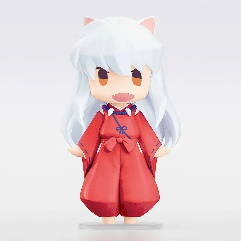 New Genuine Gsc Inuyasha Hello Good Smile Series Inuyasha Action Figure Sesshomaru Model Kagome Higurashi Figurines Gift Toy