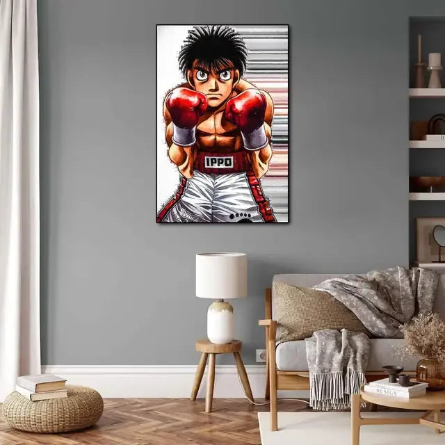 Hajime no Ippo Anime Video Game Canvas Art Poster  Modern Wall Art Picture Print for Family Bedroom Decor