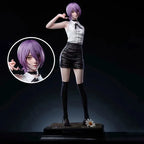 Reze Devil Pretty Girl Model Double Head Swap Chainsaw Man Anime Action Figures Ornament Statue Collectibles Doll Toy Gifts