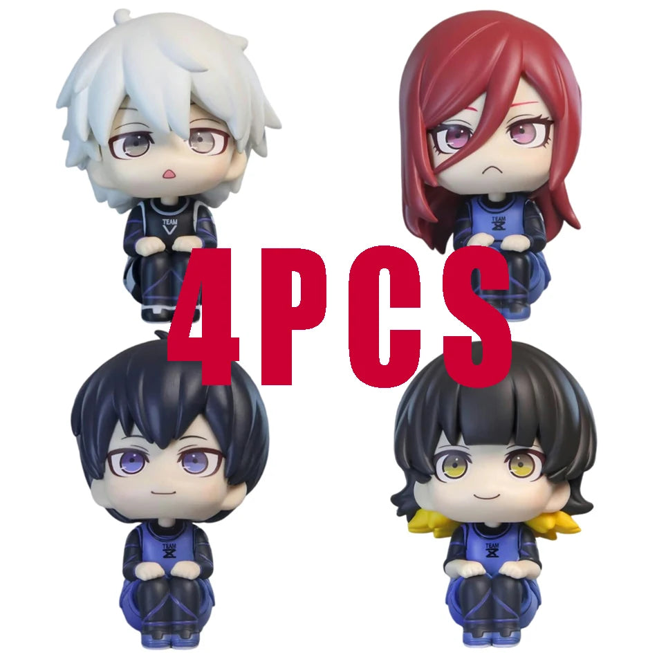 13CM Anime Figure BLUE LOCK Nagi Seishiro Rin Itoshi Action Figures Collection Model Figurine Doll Ornament Children Toy Gift