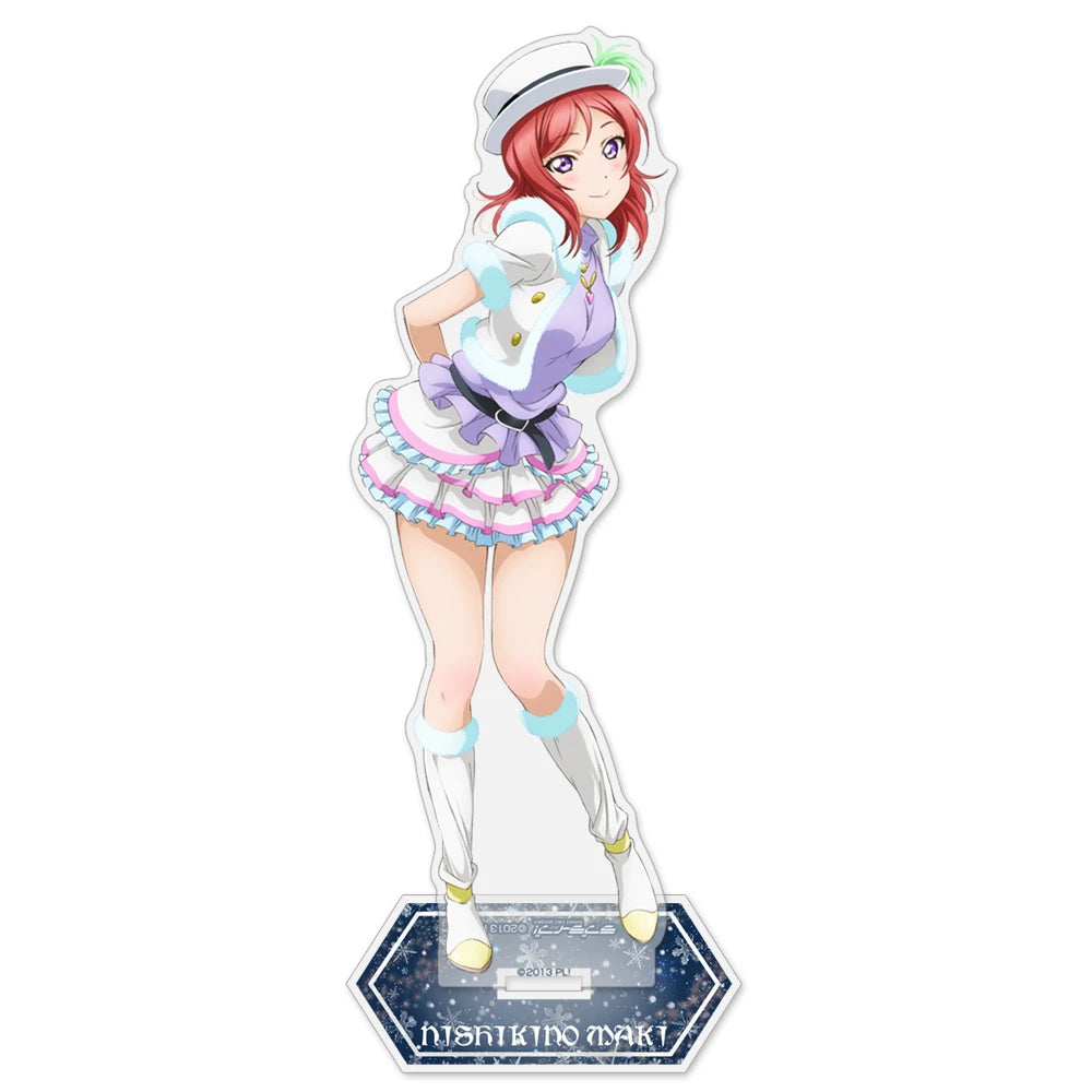 Romantic anime Love Live! Snow halation Version Acrylic standing sign Desktop ornament Friends fans Festival gifts 15cm