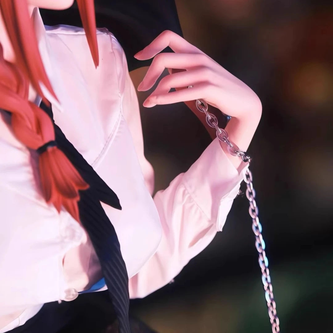 In Stock Hhs 46cm Anime Chainsaw Man Figure Makima Action Figures Pvc Statue Desktop Ornamen Collection Model Toys Gifts