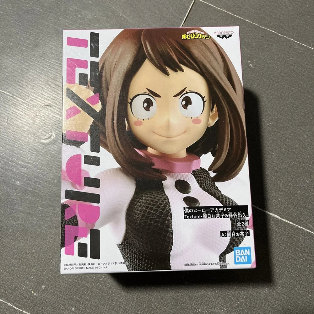 In Stock BANDAI Banpresto Original Anime My Hero Academia-Ochaco Uraraka Anime Figures Model Collection PVC Model Toys