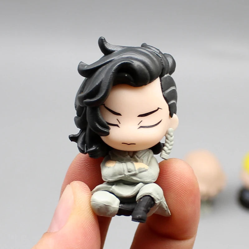 4pcs Tokyo Revengers Gk Manjiro Sano Draken Anime Figure Q Version Sitting Shoulder Sleep Desktop Decoration Model Childrens Toy