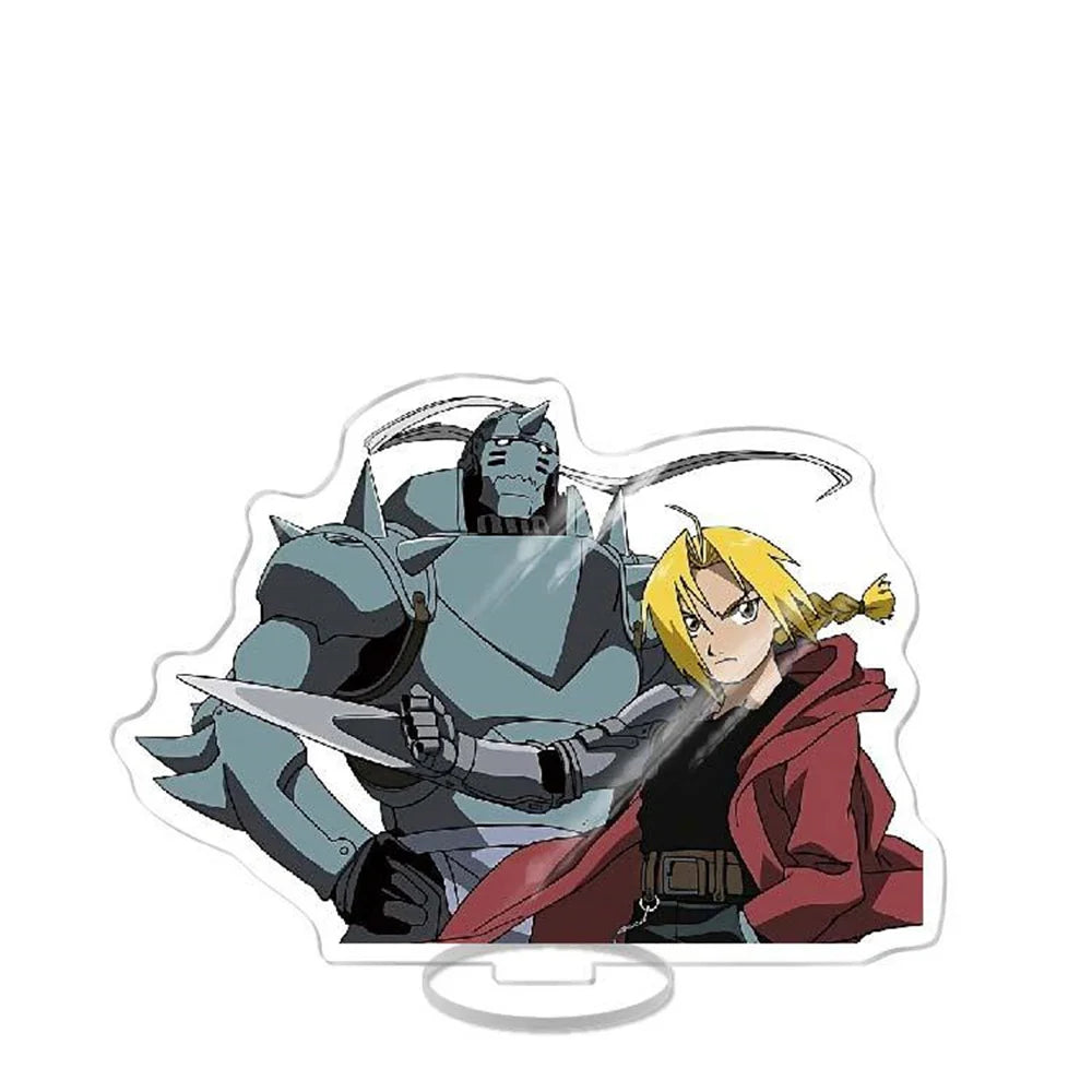 NEW Japan Anime Fullmetal Alchemist Acrylic Stand Model Figure Cosplay Plate Holder Topper Fans Christmas Desk Decor Plate Gift