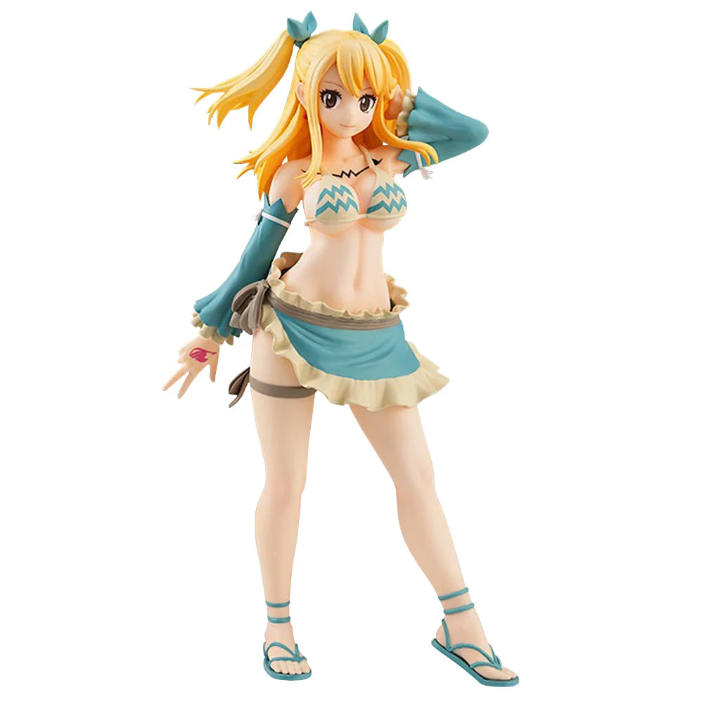 Anime Lucy Heartfilia Figure Aquarius Form Action Figure PVC model desktop ornaments Lucy Heartfilia Figurine toys Gifts 17cm