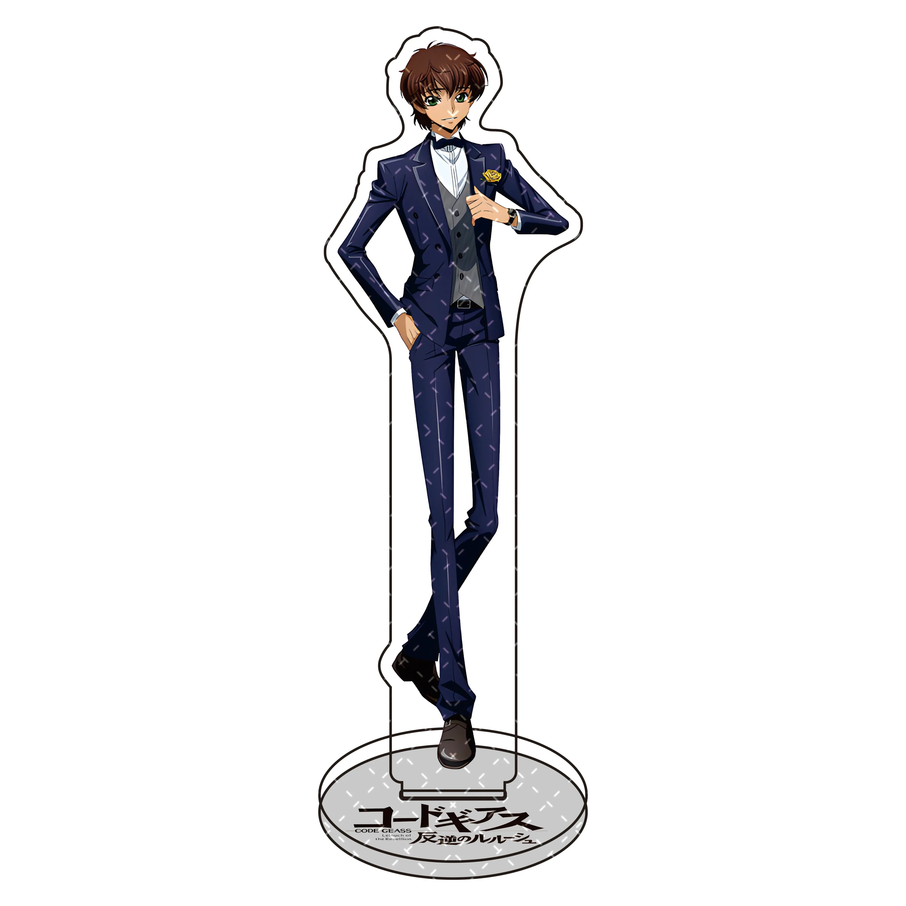 Code Geass: Lelouch of the Rebellion Acrylic Stand 15cm - Assorted Lelouch & Suzaku Stylish Outfits Anime Collectible Desktop