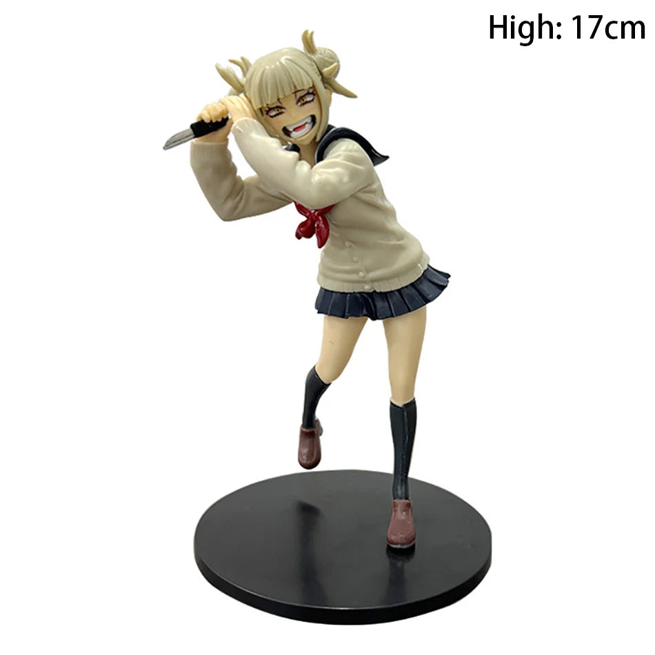 My Hero Academia Boku no Hero Academia Himiko Toga JK PVC Action Figure Age of Heroes Deku Fighter Collectible Model 18cm