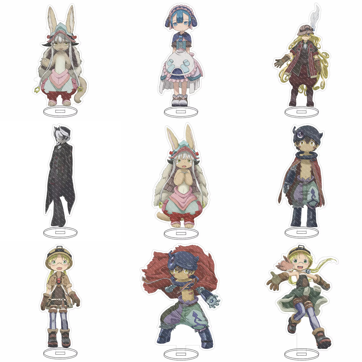 Made In Abyss Anime Acrylic Stand Model Figures Riko Nanachi Cosplay Creative Model Plate Desk Decor Cute Standing Sign Gifts
