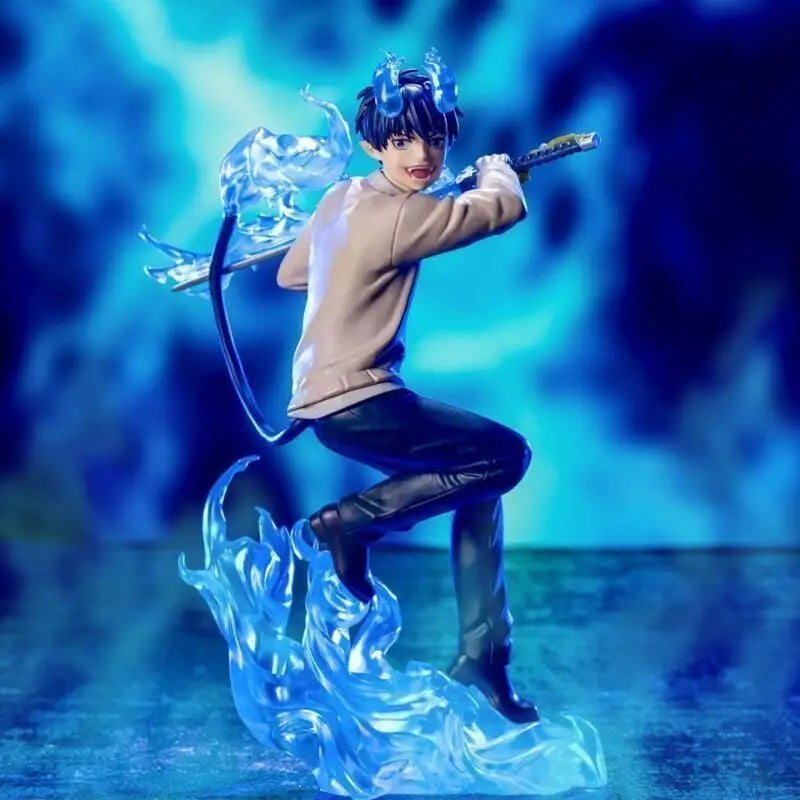 100% Genuine Sega Blue Exorcist Okumura Rin Yukio Pvc Collector Ornament Anime Figure Model Toy Gift New and Unopened In Stock