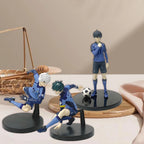 BLUE LOCK Action Figures Isagi Yoichi Bachira Meguru Anime Figure Q Version Figurine PVC Collectible Model Kids Doll Toys Gifts