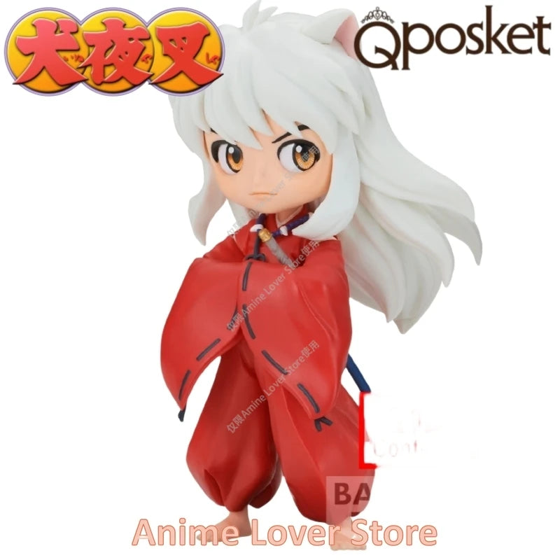 In Stock Original Bandai Banpresto Q Posket Inuyasha Sesshoumaru Higurashi Kagome Miroku shippou Anime Figure Toys gift