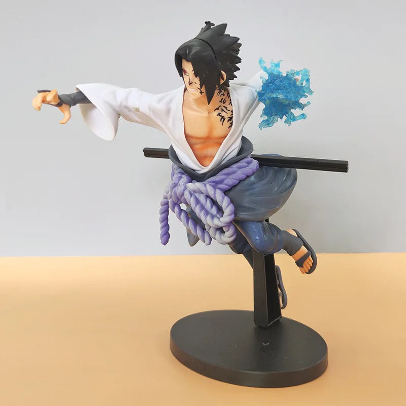 Naruto Sasuke Anime Action Figure Toys 20CM Uchiha Cartoon PVC Figurine Collection Desk Decoration Model Dolls Birthday Gifts