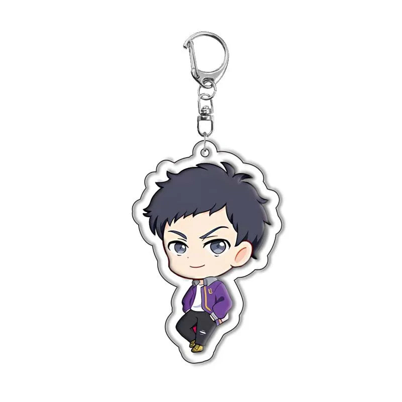 Anime Cartoon Banana Fish Figure Characters Acrylic Keychain Car Keychain Women Men Bag Accessories Charm Pendant Jewelry Gifts