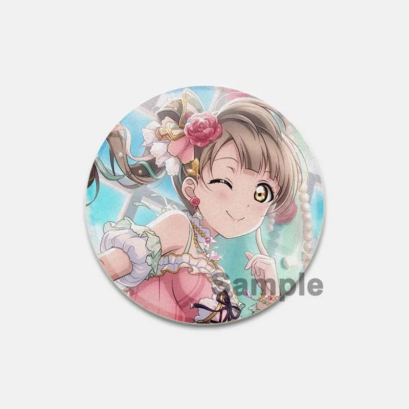 Anime Love Live! Brooch for Backpack Cartoon Figure Honoka Kousaka/Maki Nishikino Lapel Pins Badge Accessorie Clothes Decoration