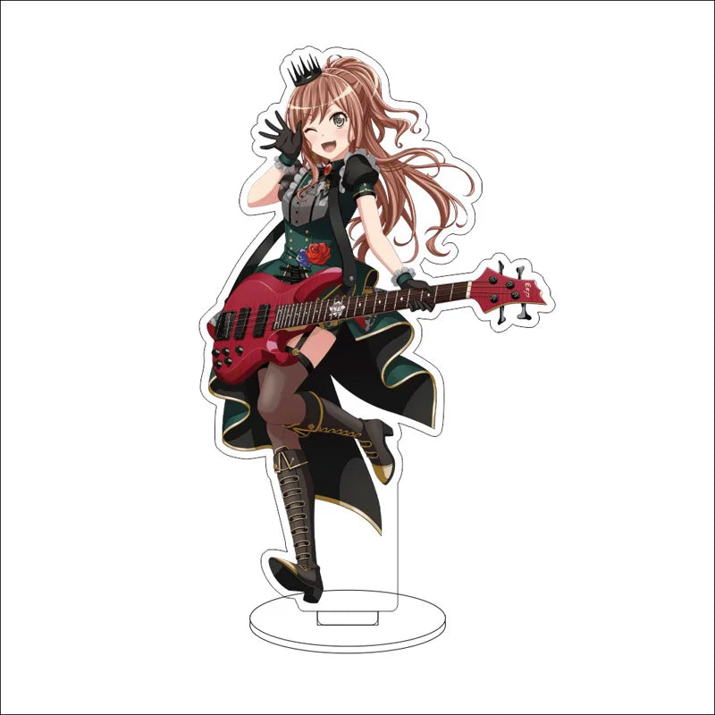 Anime BanG Dream! Acrylic Stand Ornaments Kasumi Toyama Ran Mitake Aya Maruyama Yukina Minato Figure Stand Halloween Gifts