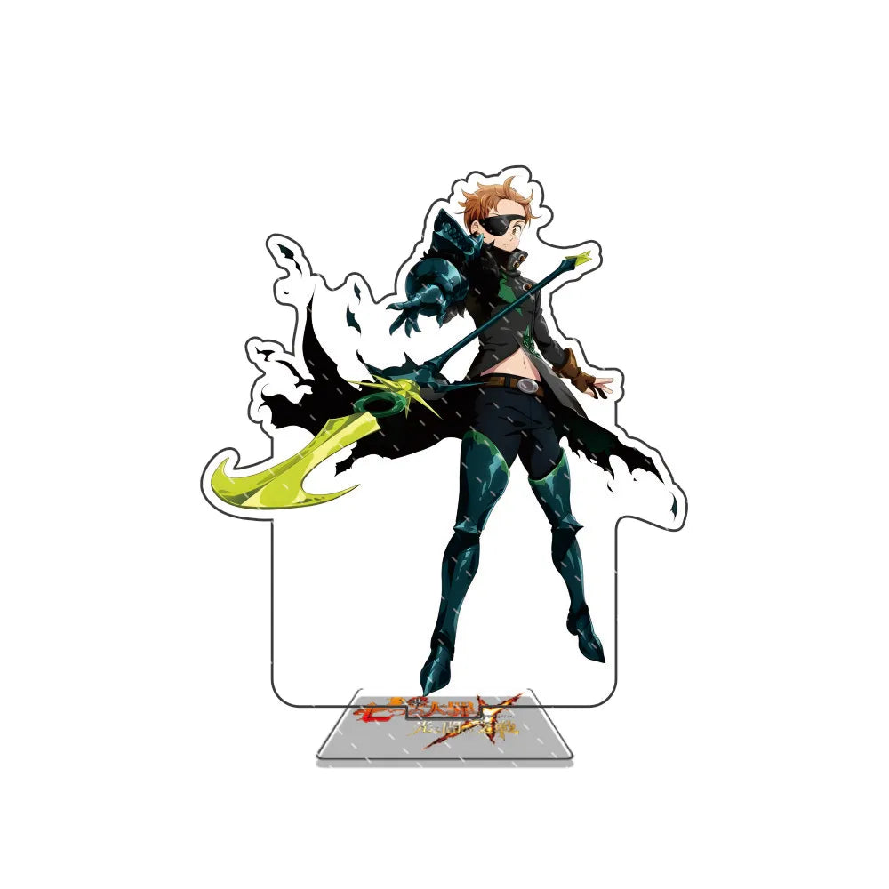 Anime The Seven Deadly Sins 15cm Acrylic Stand Model Figure Cosplay Plate Holder Topper Fans Christmas Desk Decor Gift
