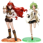 18cm Magician Eris Greyrat/Sylphiette Action Figure Mushoku Tensei：Jobless Reincarnation Anime Figure PVC Adult Model Doll Toys