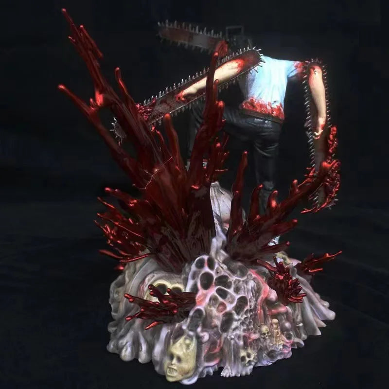 29cm Chainsaw Man Anime Figure Denji Makima Power Action Figure Chainsaw Man Pochita Figurine Adult Collectible Model Doll Toys