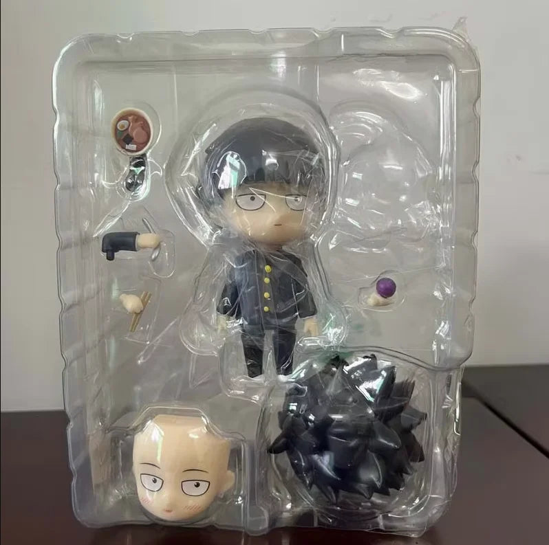 Anime Figure 1922 Mob Psycho 100 III Arataka Reigen 1913 Shigeo Kageyama Action Figure Model Toys Joint Movable Doll Desk Decor