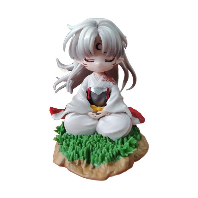 Anime Cute Inuyasha Childhood Toys Sesshoumaru Action Figures Detective Conan Edogawa Figures Model PVC Collectible Toys Gift