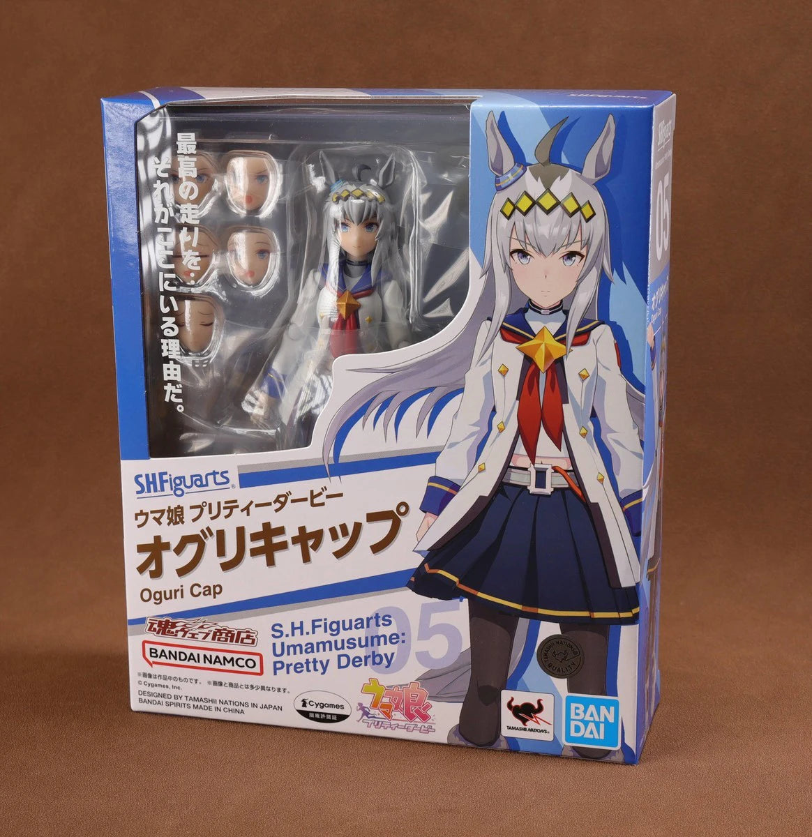 Bandai Officially Licensed Uma Musume Pretty Derby Cinderella Grey Oguri Cap 18CM PVC Figure Anime Model Genuine Boxed Toy Gift