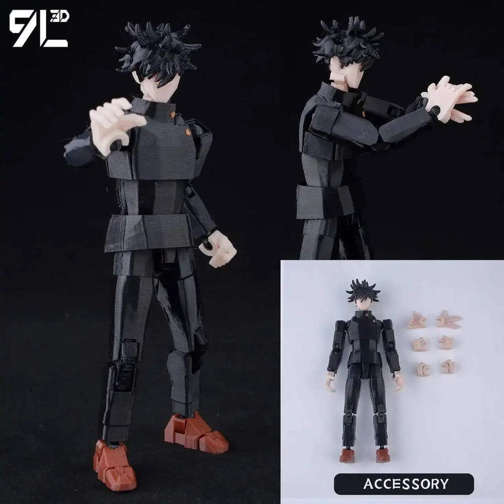 9L3D Lucky13 Gojo Sukuna Jujutsu Fushiguro Toji Gojo Satoru Action Figure Dummy13 T13 Multi-Jointed Collectible Toys Titan13