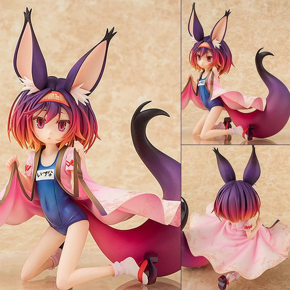 20CM No Game No Life Hatsuse Izuna Figure 1/7 Swimsuit Style Model Toy Gift Collection Aciton Figure PVC Doll