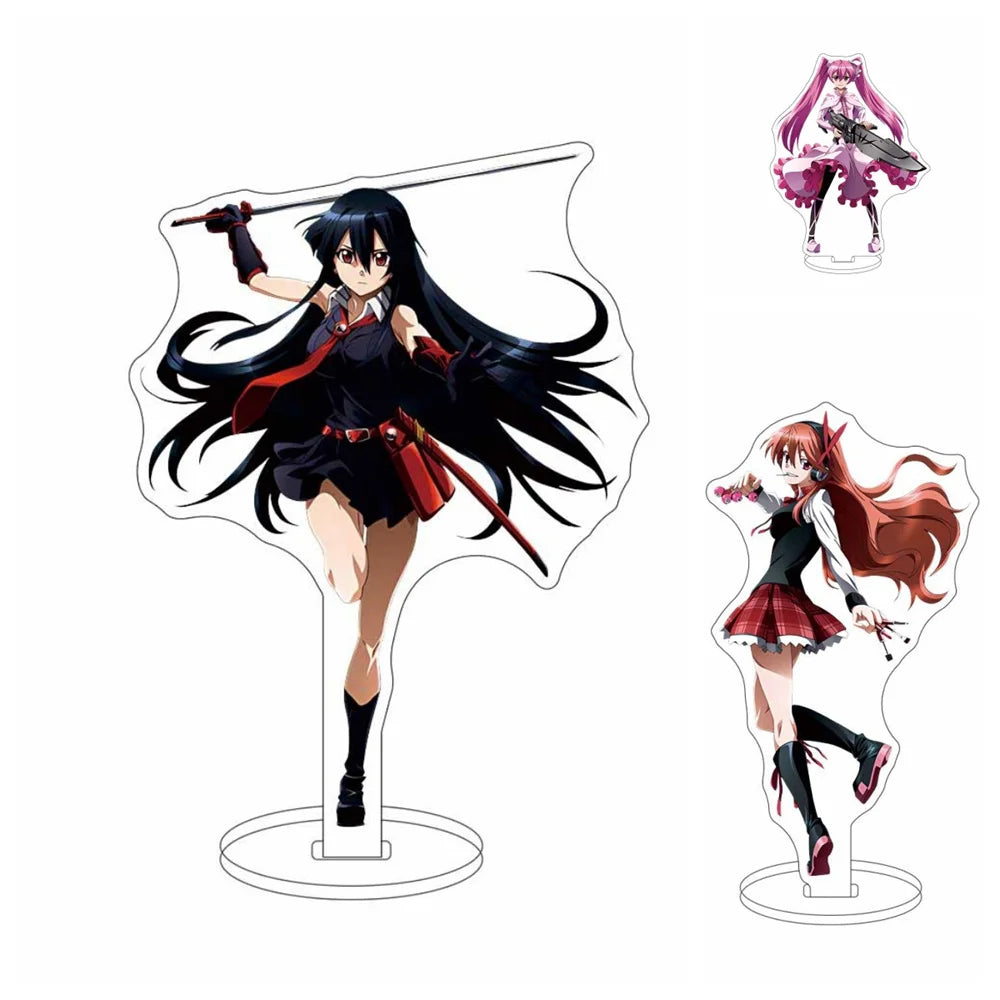 15CM Charm Anime  Akame Ga Kill!  Acrylic Stand Model Cosplay Characters Ornament Accessories Goods Collection Gifts
