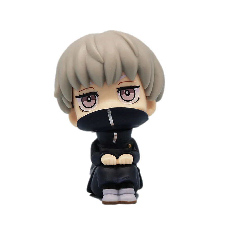 10cm Jujutsu Kaisen Mini Figures Satoru Gojo Figure Action Geto Suguru Figurine Q Version Anime Model PVC Collection Toys Statue