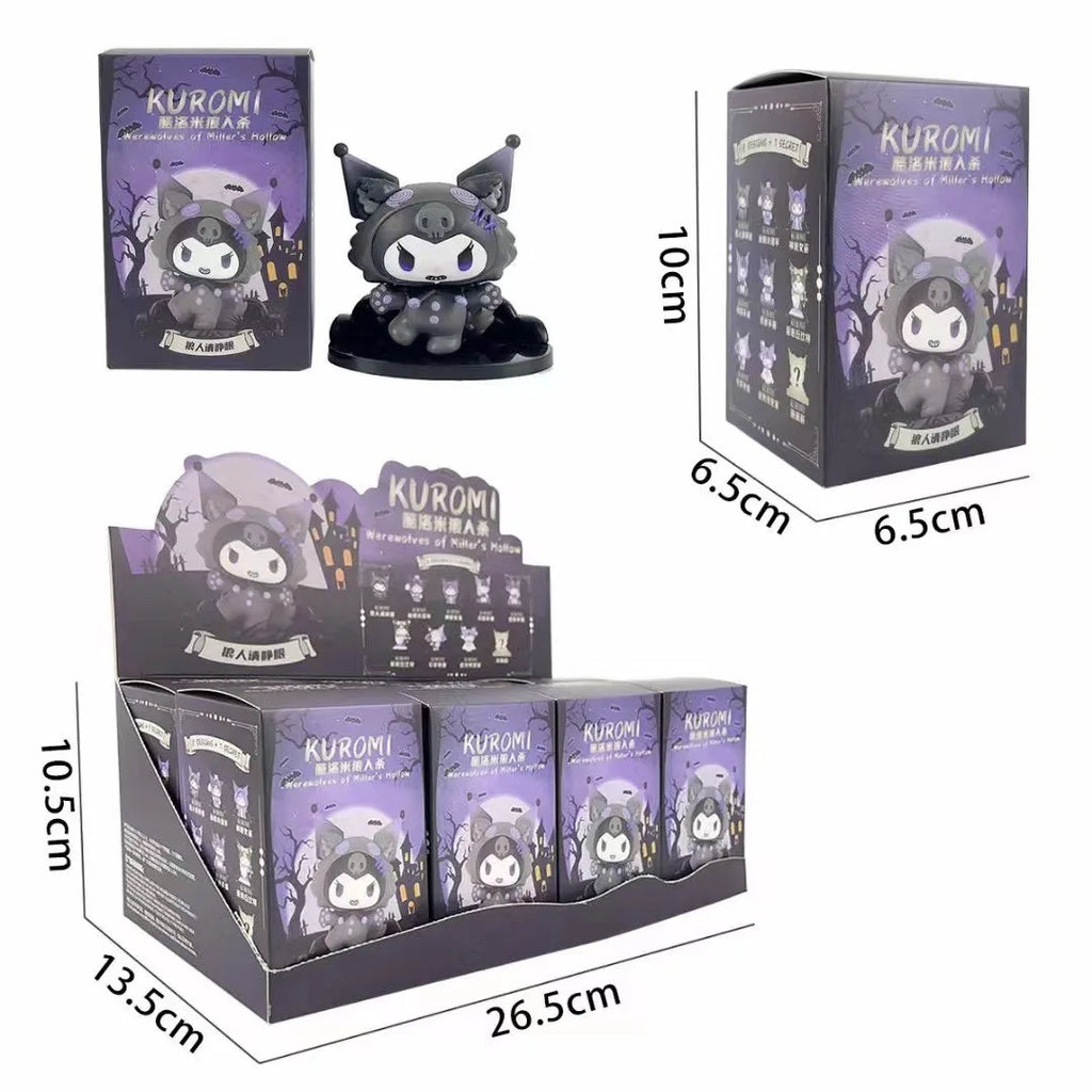 2025 Kuromi Blind Box Werewolf Kill Series Action Figure Dolls Anime Figures Surprise Bag Cute Model Fans Collection Toy