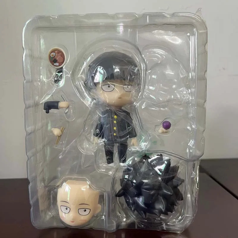 Anime Figure 1922 Mob Psycho 100 III Arataka Reigen 1913 Shigeo Kageyama Action Figure Model Toys Joint Movable Doll Desk Decor