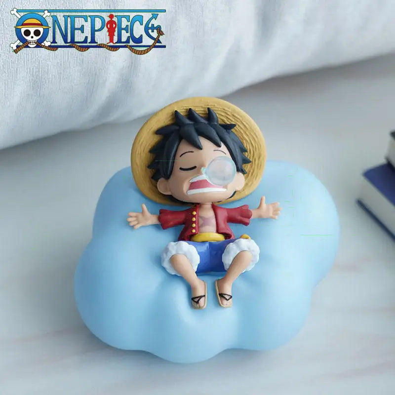 Hot One Piece Anime Blind Box Series Night Light Toys Luffy Zoro Nami Sanji Chopper Figures Sweet Dream Led Mystery Box Ornament